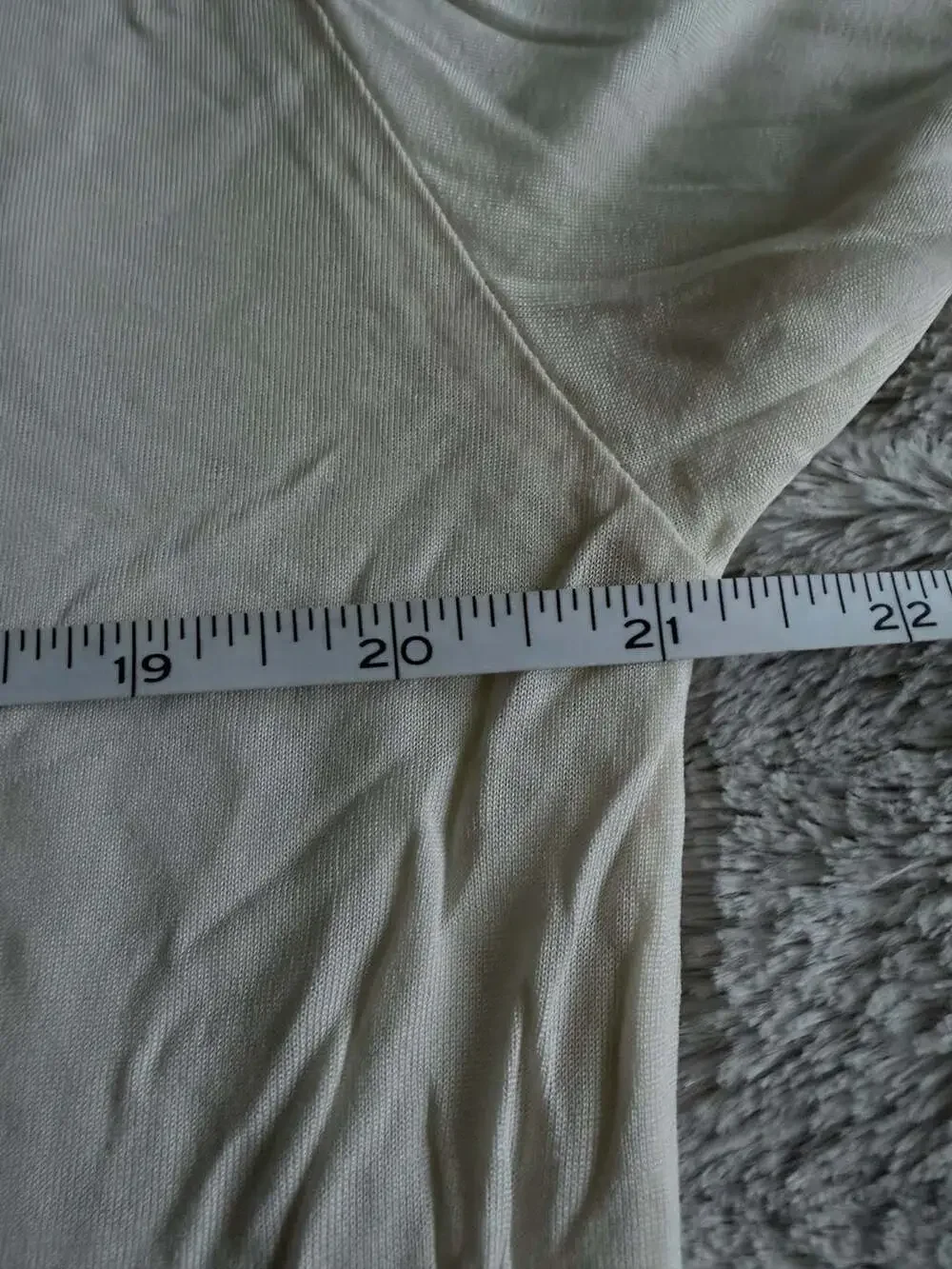 Lands' End Men’s XL Top & LG Bottoms 100% Silk Base Layer Set Ivory Long Sleeve